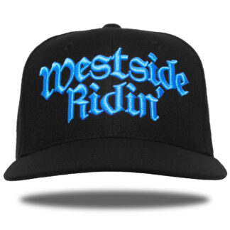 Westside Ridin' <br>Snapback <br>-Black / Sky Blue-<br><br>