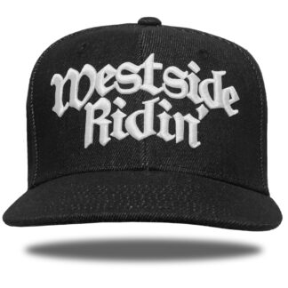Westside Ridin' <br>Snapback <br>-Denim Black / White-<br><br>