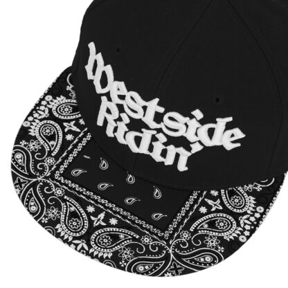 Westside Ridin' <br>Snapback <br>-Paisley Black / White-<br><br> - 画像 (2)