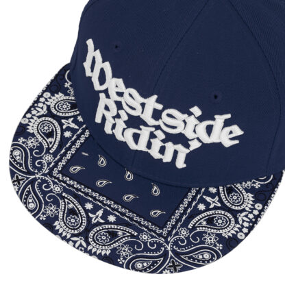 Westside Ridin' <br>Snapback <br>-Paisley Navy / White-<br><br> - 画像 (2)